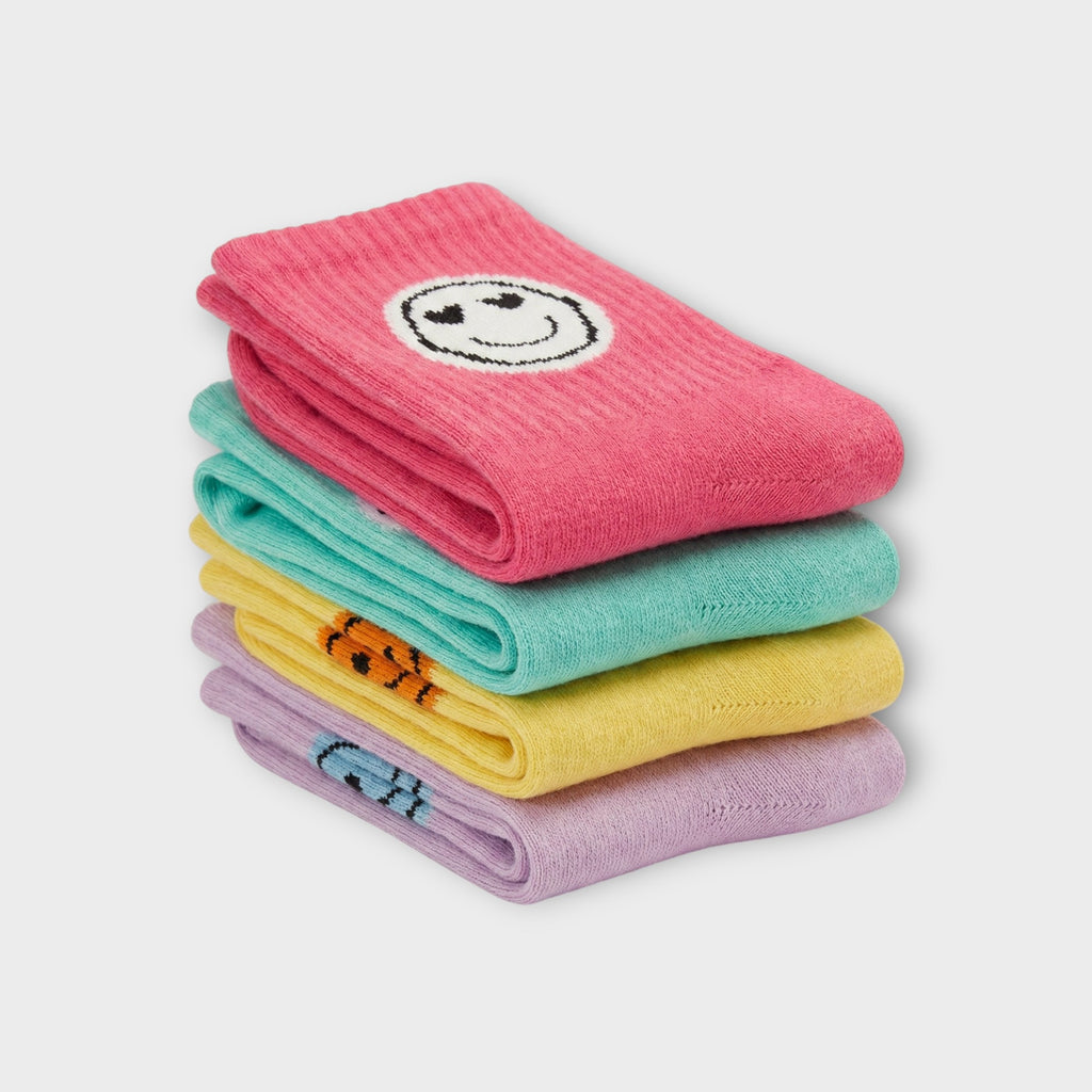 Bio-Baumwoll Kindersocken "Happy Smile" – Kratzfrei, Oeko-Tex & Fair