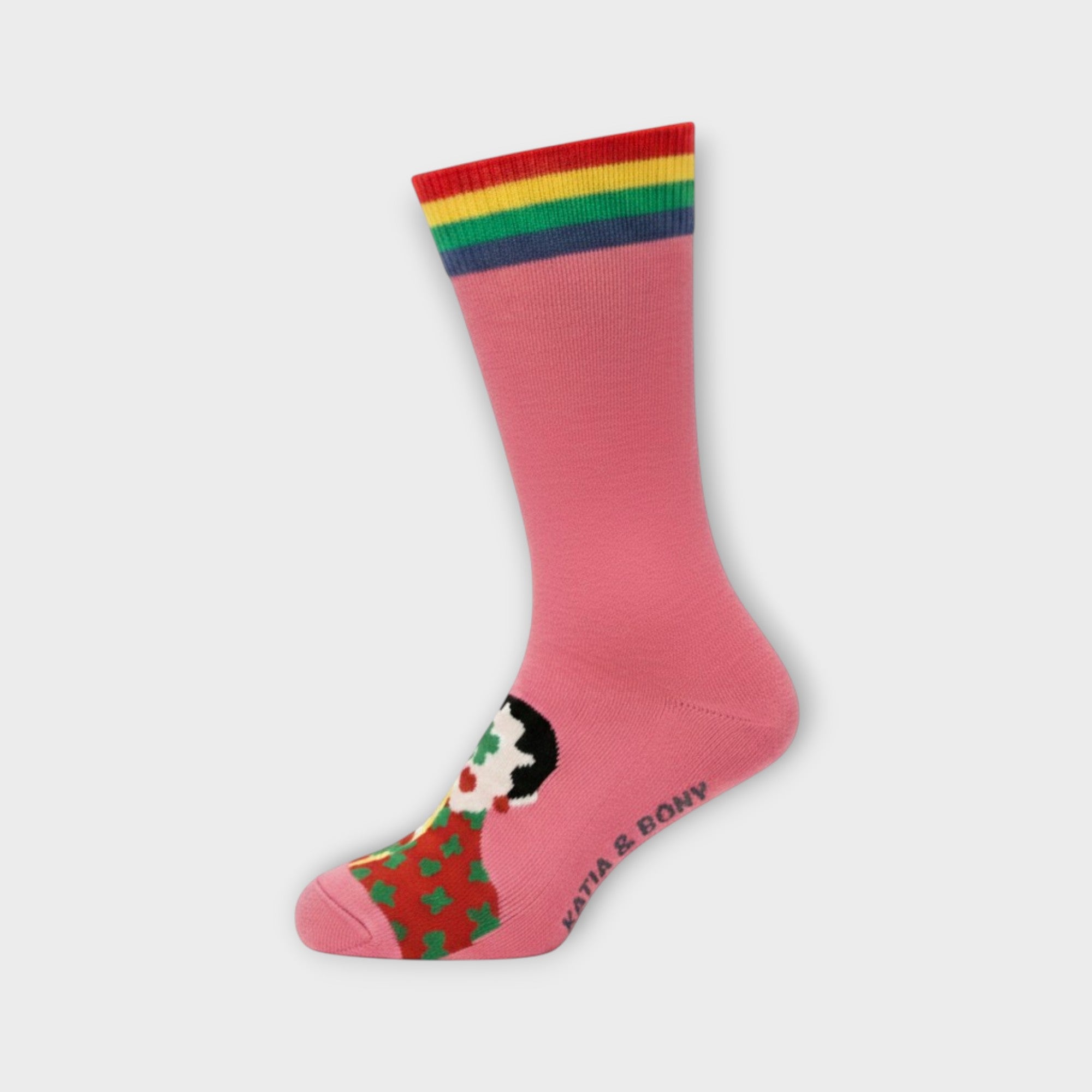 Damen Socken Geschenkbox "Art Collection" | 3er-Set mit Herz- & Glücksmotiven | Bio-Baumwolle