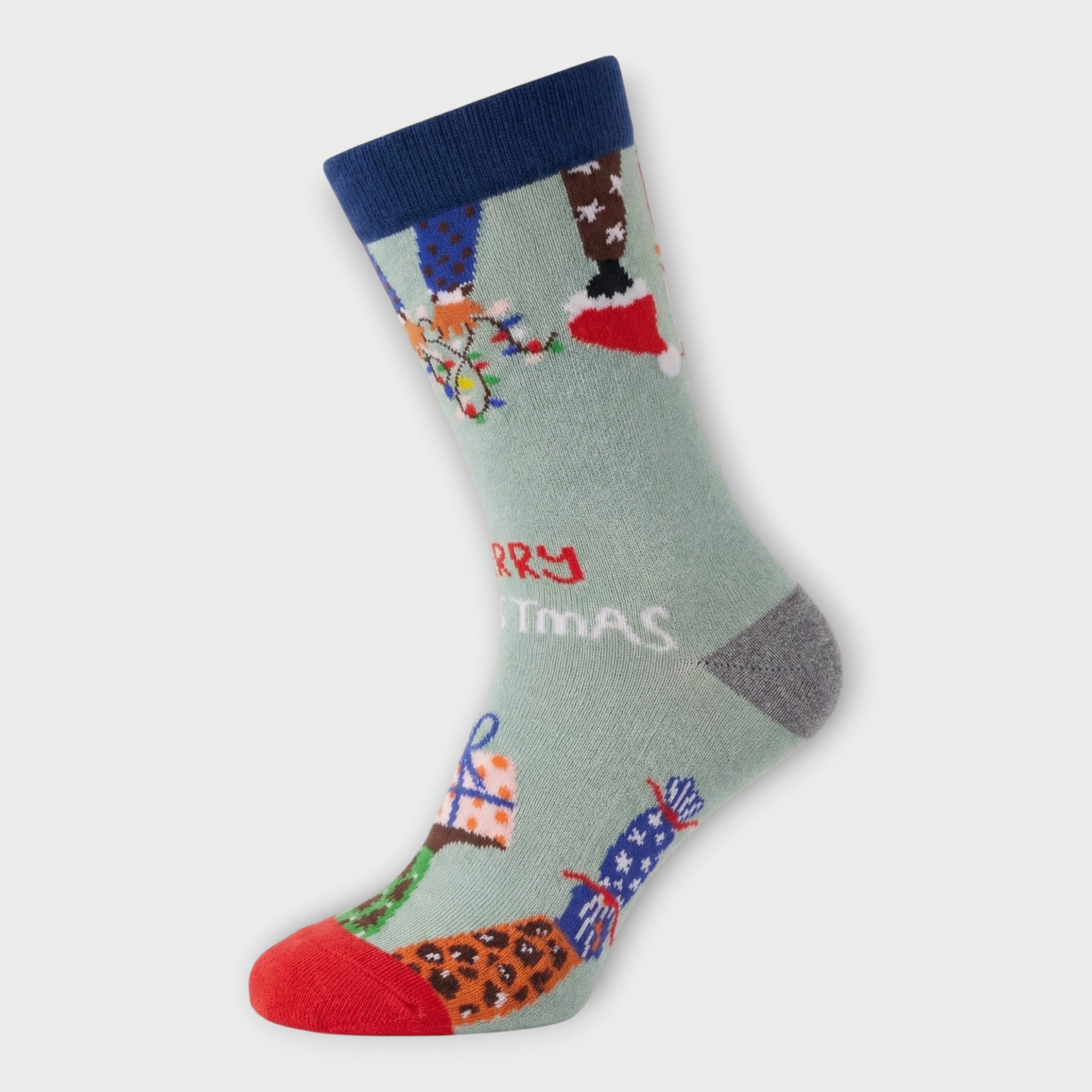 Katia & Bony Bio-Weihnachtssocken "Merry Christmas" – Unisex | Fair & Ökotex