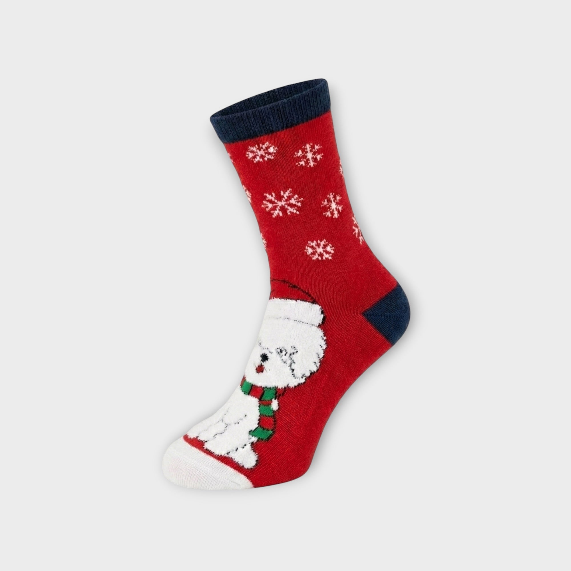 Kuschelige Weihnachts-Socken für Kinder (4 Paar) – Rentier, Bär, Igel & Hund