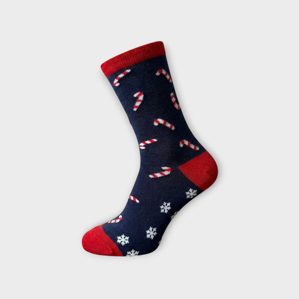 Weihnachtssocken Geschenkbox (3 Paar) – Lustige Motive für Advent & Nikolaus